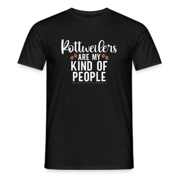 Rottweiler Gifts - Men's T-Shirt - black - Front - AI Model Male 178 light (178cm)