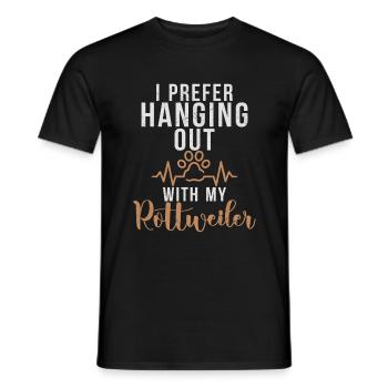 Rottweiler Gifts - Men's T-Shirt - black - Front - AI Model Male 178 light (178cm)