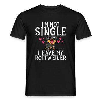Rottweiler Gifts - Men's T-Shirt - black - Front - AI Model Male 178 light (178cm)