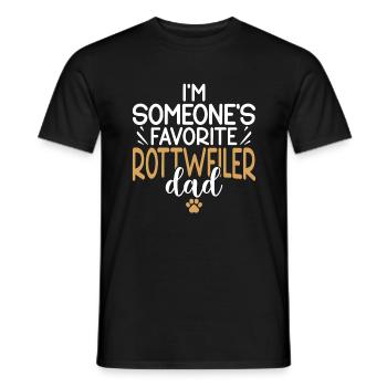 Rottweiler Gifts - Männer T-Shirt - Schwarz - Vorne - AI Model Male 178 light (178cm)
