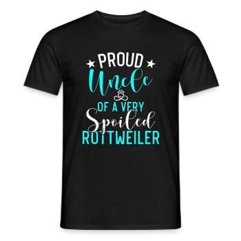 Rottweiler Gifts - Männer T-Shirt - Schwarz - Vorne - AI Model Male 178 light (178cm)