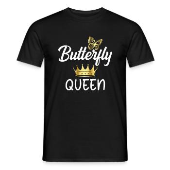 Butterfly Lover Gifts - Men's T-Shirt - black - Front - AI Model Male 178 light (178cm)