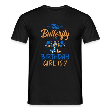 Butterfly Lover Gifts - Men's T-Shirt - black - Front - AI Model Male 178 light (178cm)