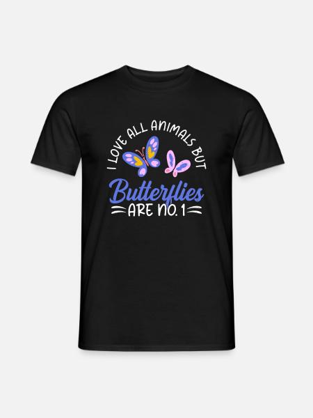 Butterfly Lover Gifts - Men's T-Shirt - black