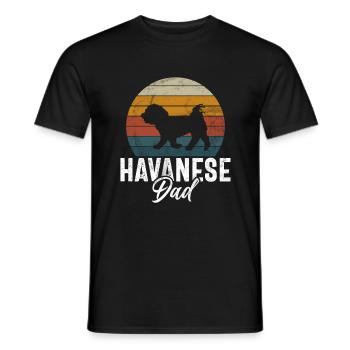 Gifts for Havanese Dog Lovers - Männer T-Shirt - Schwarz - Vorne - AI Model Male 178 light (178cm)