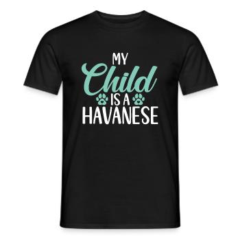 Gifts for Havanese Dog Lovers - Männer T-Shirt - Schwarz - Vorne - AI Model Male 178 light (178cm)