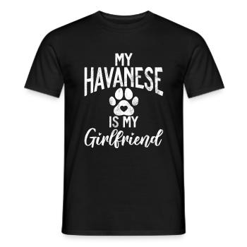 Gifts for Havanese Dog Lovers - Männer T-Shirt - Schwarz - Vorne - AI Model Male 178 light (178cm)
