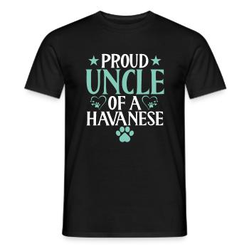 Gifts for Havanese Dog Lovers - Männer T-Shirt - Schwarz - Vorne - AI Model Male 178 light (178cm)