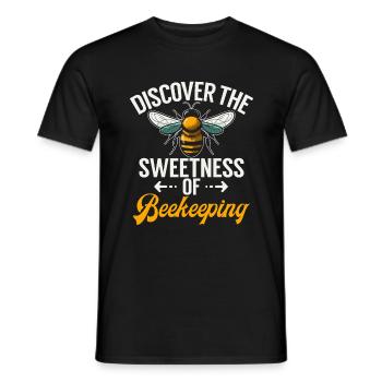 Bee Gifts - Men's T-Shirt - black - Front - AI Model Male 178 light (178cm)