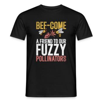 Bee Gifts - Men's T-Shirt - black - Front - AI Model Male 178 light (178cm)