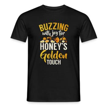 Bee Gifts - Men's T-Shirt - black - Front - AI Model Male 178 light (178cm)