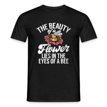 Bee Gifts - Men's T-Shirt - black - Front - AI Model Male 178 light (178cm)