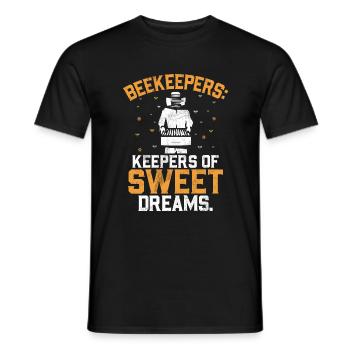 Bee Gifts - Men's T-Shirt - black - Front - AI Model Male 178 light (178cm)