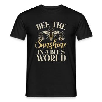 Bee Gifts - Men's T-Shirt - black - Front - AI Model Male 178 light (178cm)