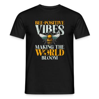 Bee Gifts - Men's T-Shirt - black - Front - AI Model Male 178 light (178cm)