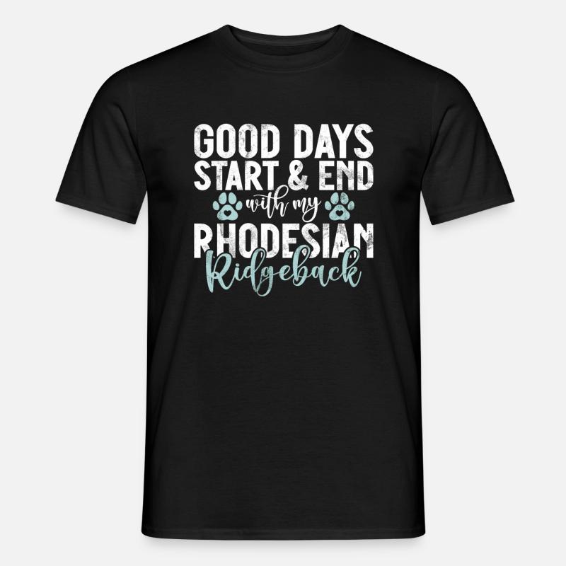 Rhodesian Ridgeback Gifts - Männer T-Shirt - Schwarz