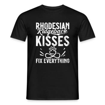 Rhodesian Ridgeback Gifts - Men's T-Shirt - black - Front - AI Model Male 178 light (178cm)