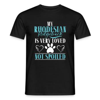Rhodesian Ridgeback Gifts - Men's T-Shirt - black - Front - AI Model Male 178 light (178cm)