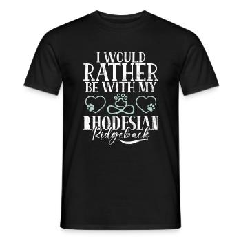 Rhodesian Ridgeback Gifts - Men's T-Shirt - black - Front - AI Model Male 178 light (178cm)