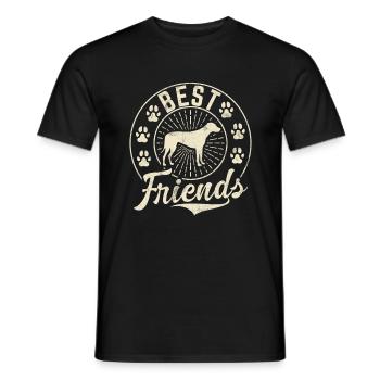 Rhodesian Ridgeback Gifts - Men's T-Shirt - black - Front - AI Model Male 178 light (178cm)