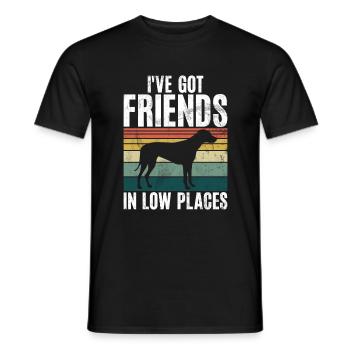 Rhodesian Ridgeback Gifts - Men's T-Shirt - black - Front - AI Model Male 178 light (178cm)