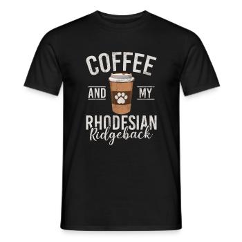 Cadeaux Rhodesian Ridgeback - T-shirt homme - noir - Devant - AI Model Male 178 light (178cm)