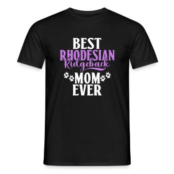 Rhodesian Ridgeback Gifts - Men's T-Shirt - black - Front - AI Model Male 178 light (178cm)