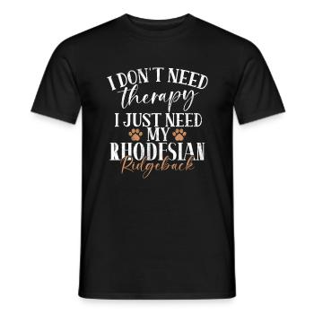 Rhodesian Ridgeback Gifts - Men's T-Shirt - black - Front - AI Model Male 178 light (178cm)