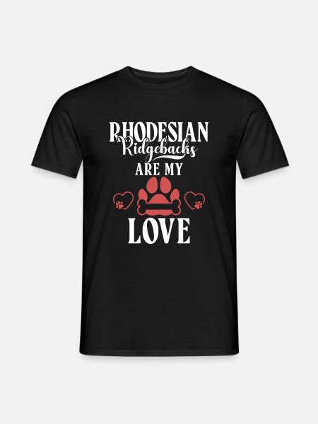 Rhodesian Ridgeback Gifts - Männer T-Shirt - Schwarz