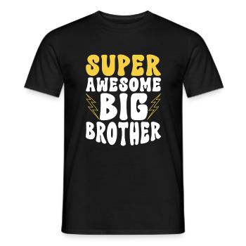 Big Brother Gift - Männer T-Shirt - Schwarz - Vorne - AI Model Male 178 light (178cm)
