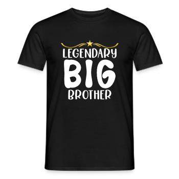 Big Brother Gift - Männer T-Shirt - Schwarz - Vorne - AI Model Male 178 light (178cm)