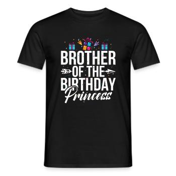 Brother Gifts - Männer T-Shirt - Schwarz - Vorne - AI Model Male 178 light (178cm)