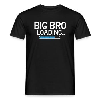 Brother Gifts - Männer T-Shirt - Schwarz - Vorne - AI Model Male 178 light (178cm)