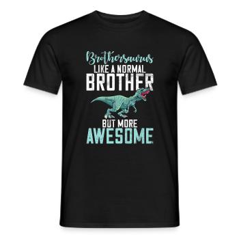 Brother Gifts - Männer T-Shirt - Schwarz - Vorne - AI Model Male 178 light (178cm)