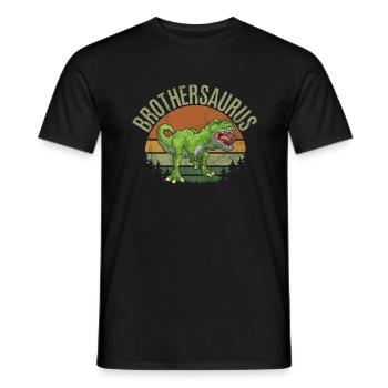 Brother Gifts - Männer T-Shirt - Schwarz - Vorne - AI Model Male 178 light (178cm)