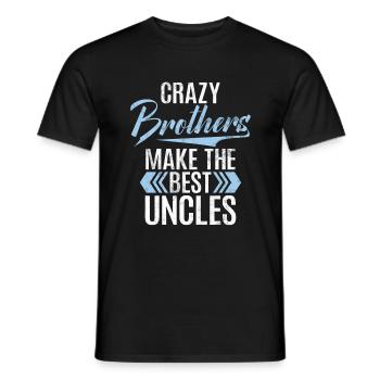 Brother Gifts - Männer T-Shirt - Schwarz - Vorne - AI Model Male 178 light (178cm)