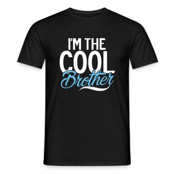Brother Gifts - Männer T-Shirt - Schwarz - Vorne - AI Model Male 178 light (178cm)
