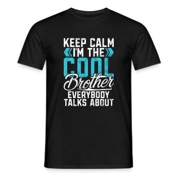 Brother Gifts - Männer T-Shirt - Schwarz - Vorne - AI Model Male 178 light (178cm)