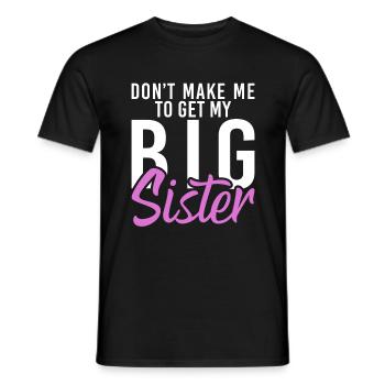Little Brother Gifts - Männer T-Shirt - Schwarz - Vorne - AI Model Male 178 light (178cm)