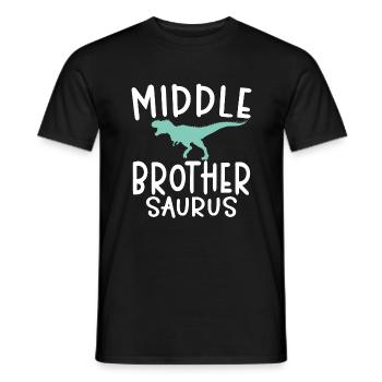 Cadeaux du frère du milieu - T-shirt homme - noir - Devant - AI Model Male 178 light (178cm)