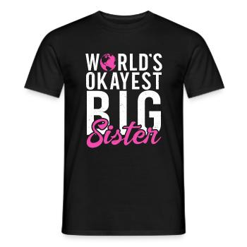 Big Sister Gift - Men's T-Shirt - black - Front - AI Model Male 178 light (178cm)