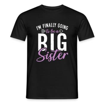 Big Sister Gift - Men's T-Shirt - black - Front - AI Model Male 178 light (178cm)