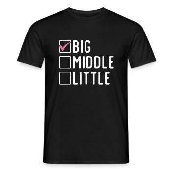Big Sister Gift - Men's T-Shirt - black - Front - AI Model Male 178 light (178cm)