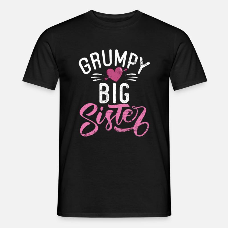 Big Sister Gift - Männer T-Shirt - Schwarz