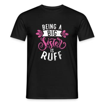 Big Sister Gift - Men's T-Shirt - black - Front - AI Model Male 178 light (178cm)