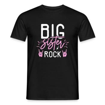 Big Sister Gift - Men's T-Shirt - black - Front - AI Model Male 178 light (178cm)