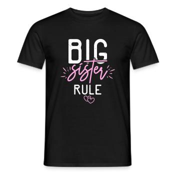 Big Sister Gift - Men's T-Shirt - black - Front - AI Model Male 178 light (178cm)