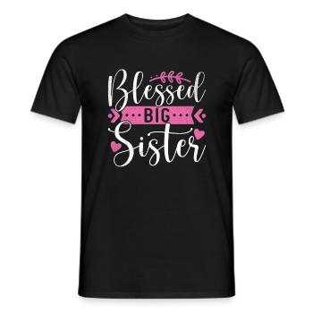 Big Sister Gift - Männer T-Shirt - Schwarz - Vorne - AI Model Male 178 light (178cm)