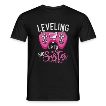 Big Sister Gift - Men's T-Shirt - black - Front - AI Model Male 178 light (178cm)