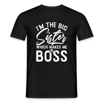 Sister Gifts - Men's T-Shirt - black - Front - AI Model Male 178 light (178cm)
